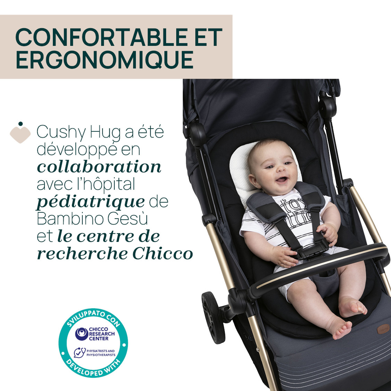 Réducteur Cushy Hug poussette Goody Xplus Chicco - 5