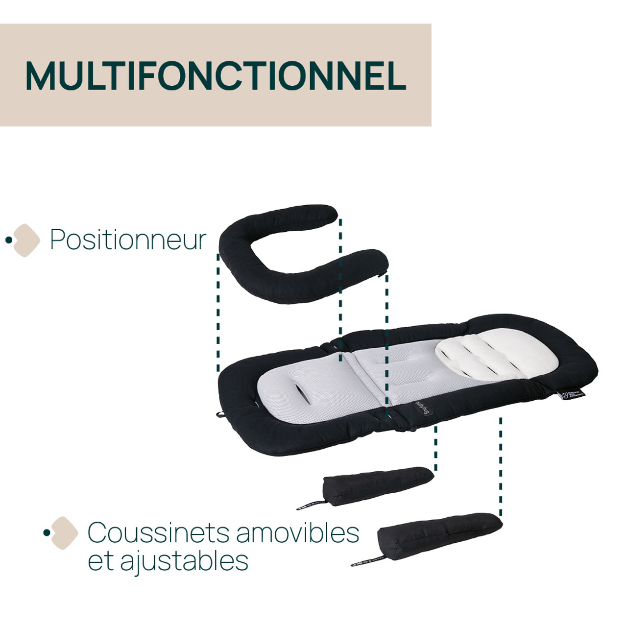 Réducteur Cushy Hug poussette Goody Xplus Chicco - 7