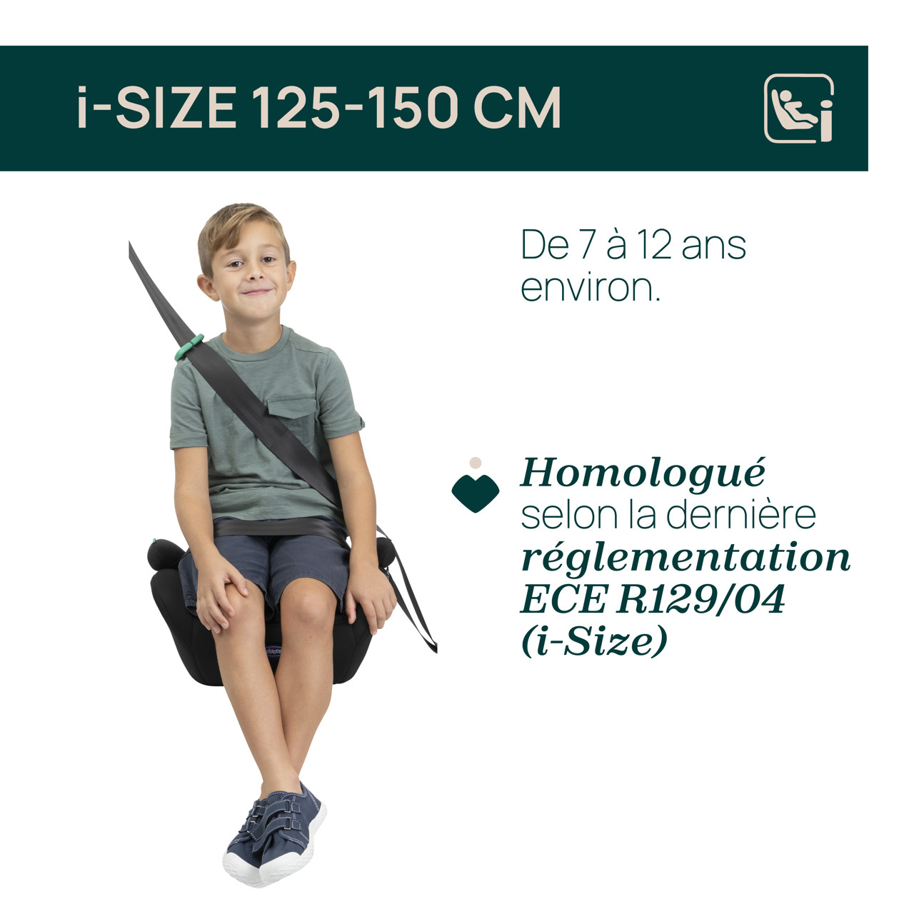 Siège-auto Quasar i-Size (125-150 cm) Chicco - 1