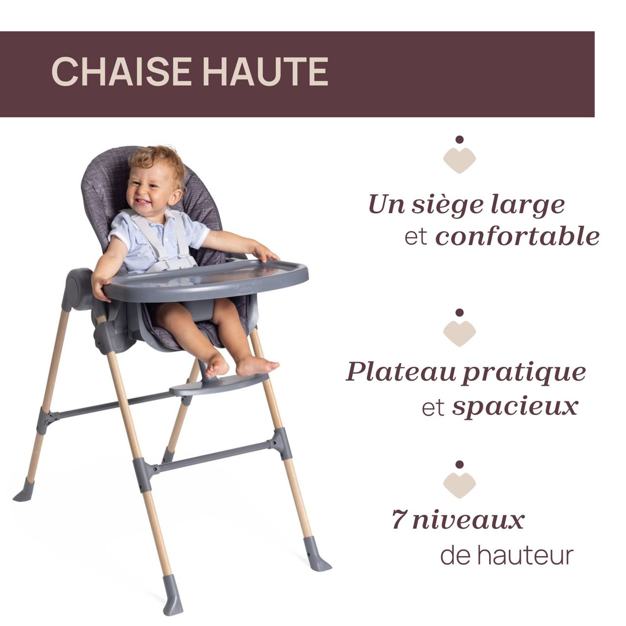 Chaise Haute Polly Essential null - 2