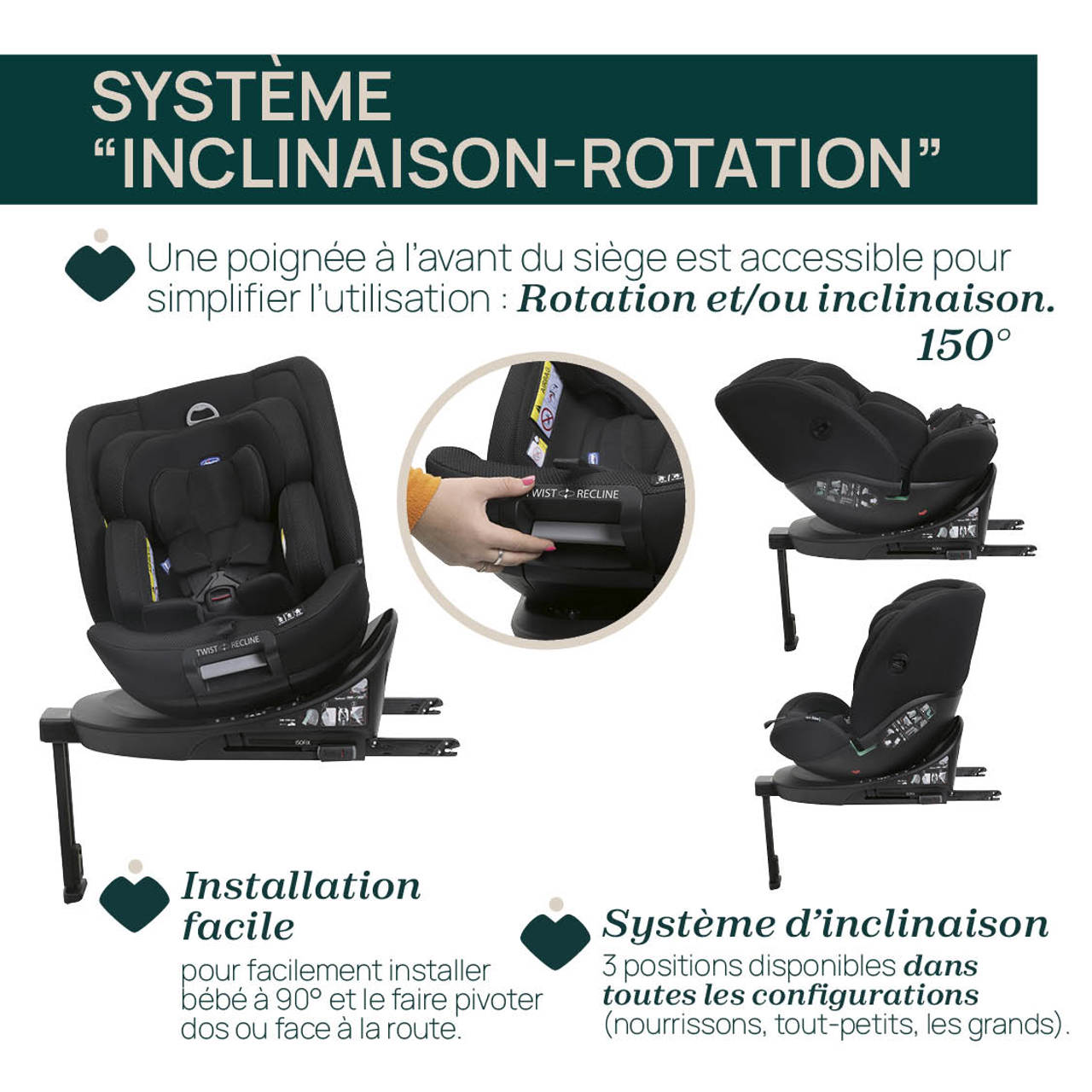 Autostoel EverOne i-Size (40-150 cm) Chicco - 2