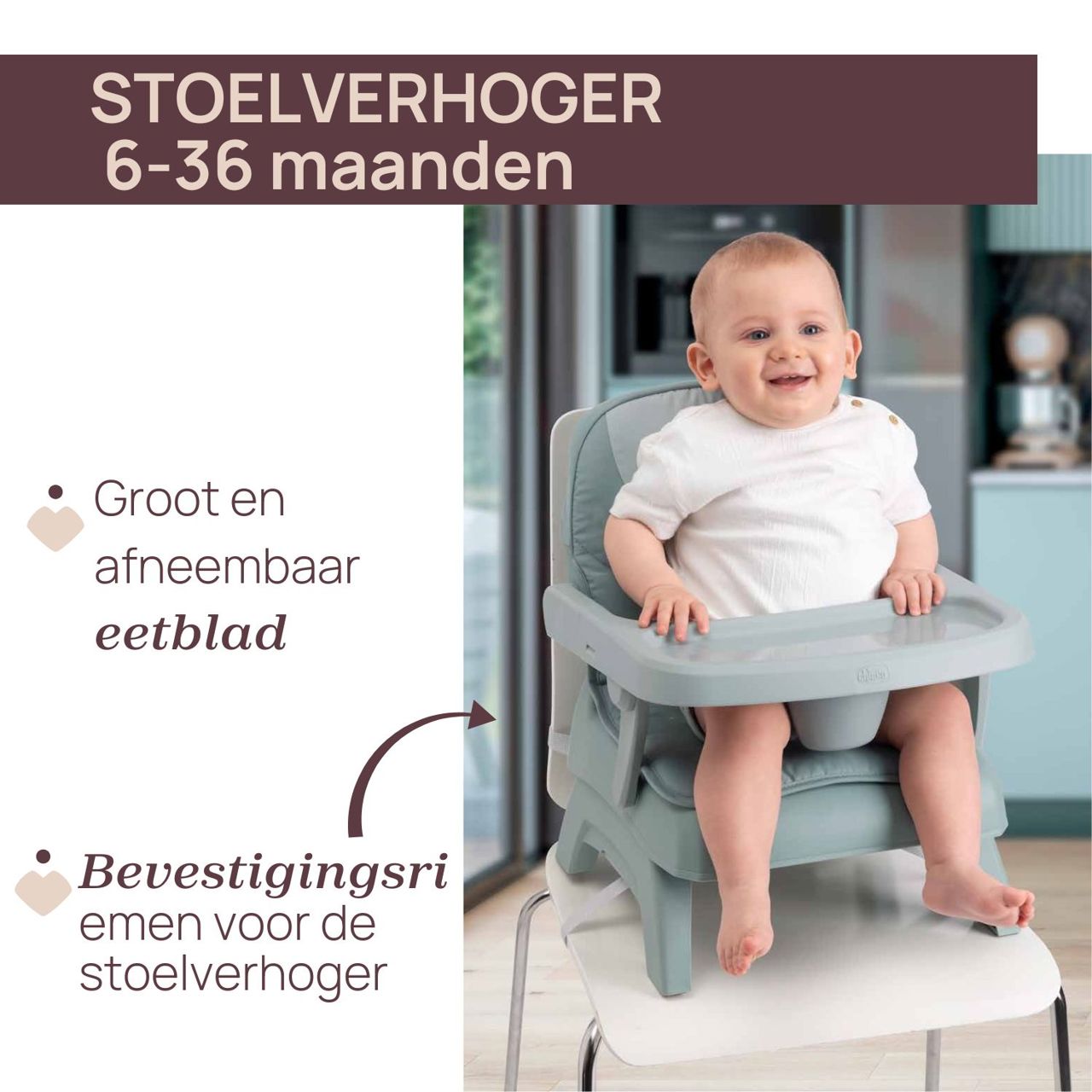 Stoelverhoger Bento Chicco - 1