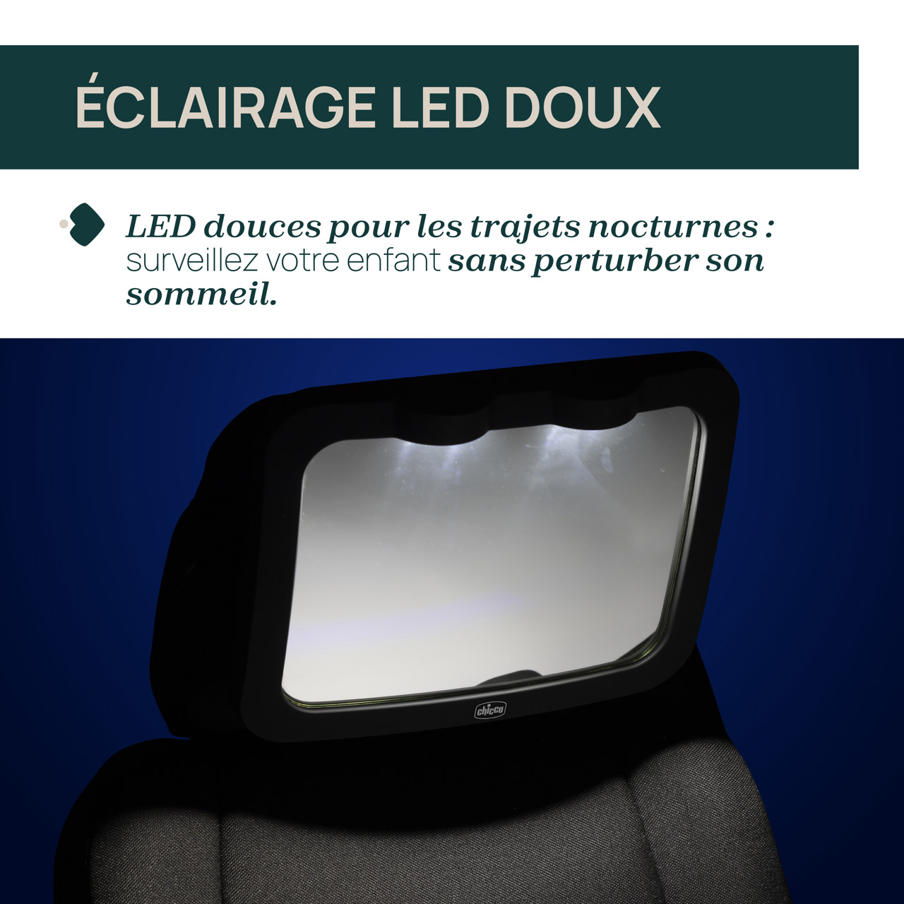 Miroir LED pour siège arrière Chicco - 2