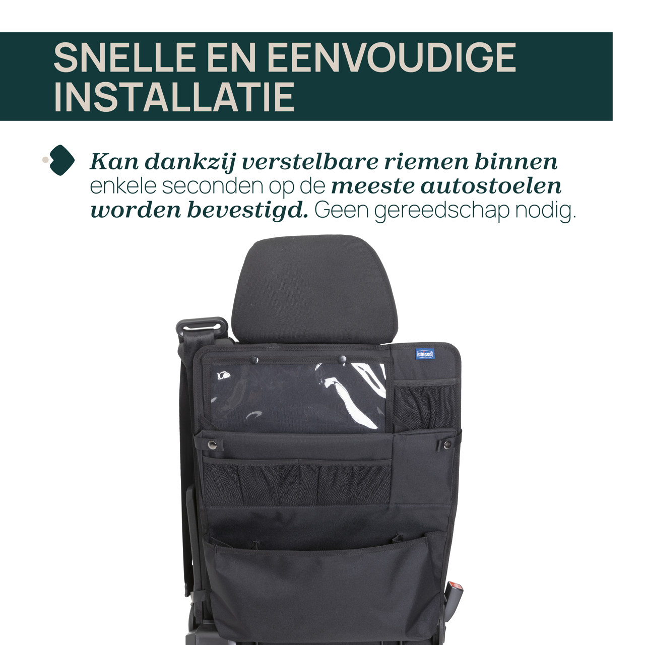 LUXE VOORWERPHOUDER VOOR IN DE AUTO Chicco - 4