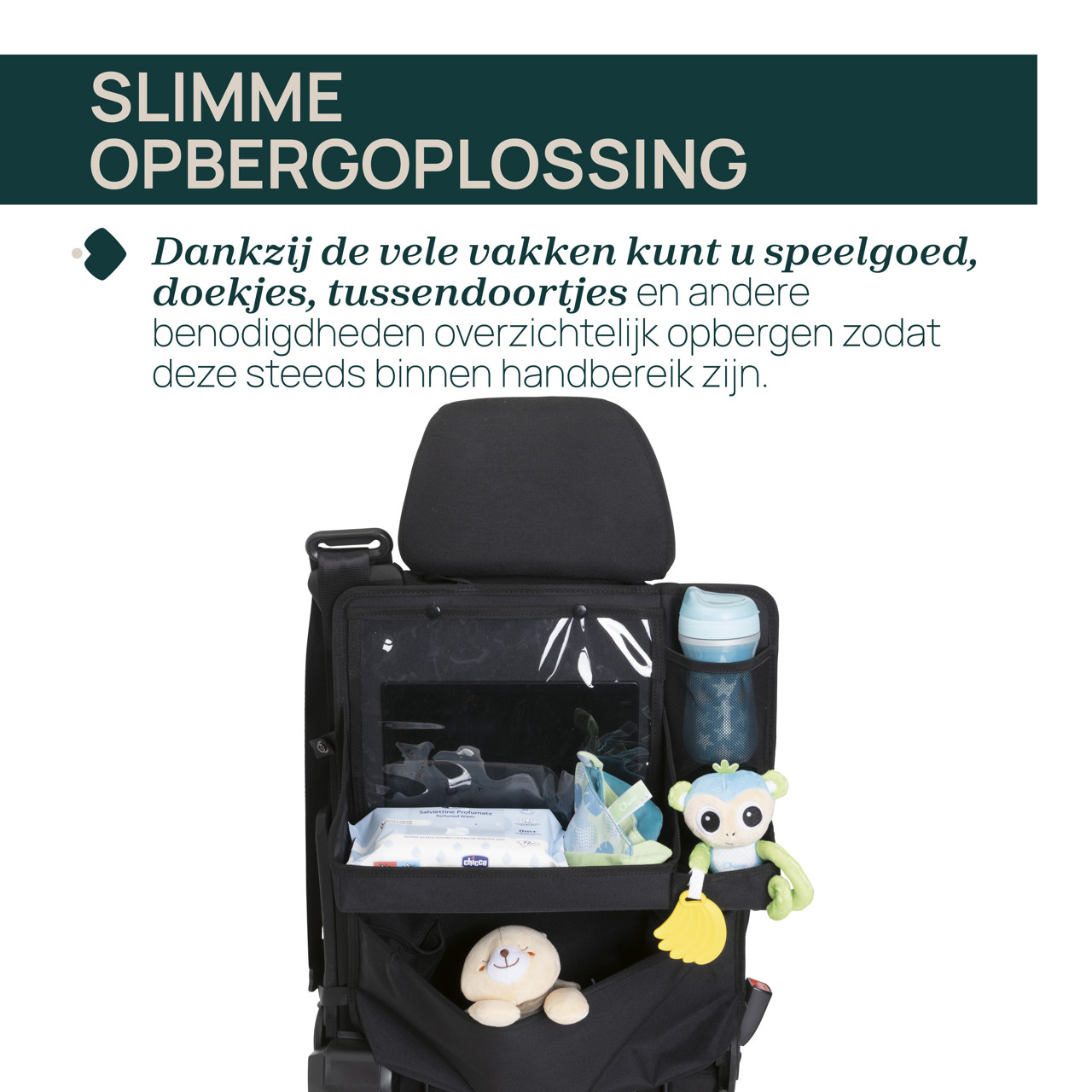 LUXE VOORWERPHOUDER VOOR IN DE AUTO Chicco - 1