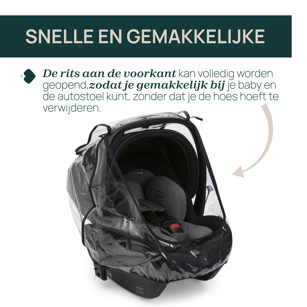 Regenbekleding autosteoltjes Chicco - 3
