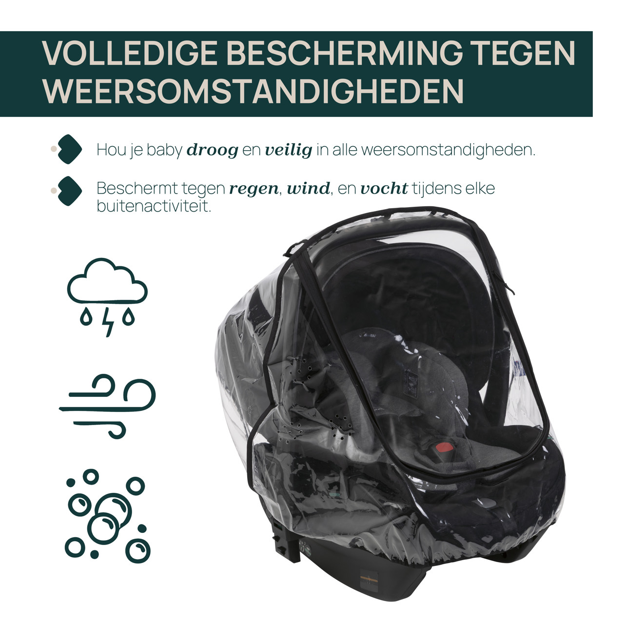 Regenbekleding autosteoltjes Chicco - 1