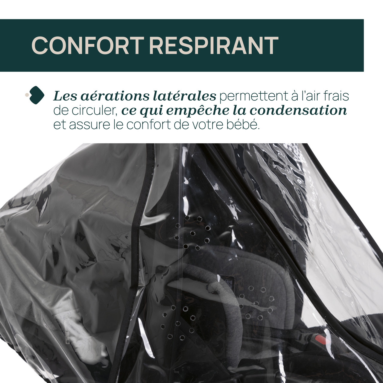 Habillage-pluie siège-auto Chicco - 4