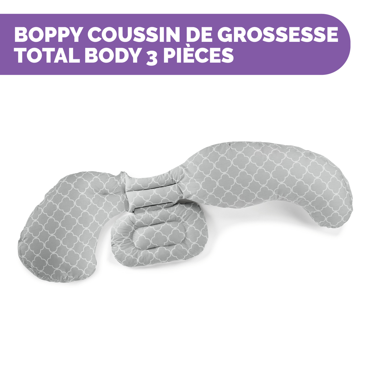 Coussin de grossesse Boppy Total Body 3 pièces image number 1