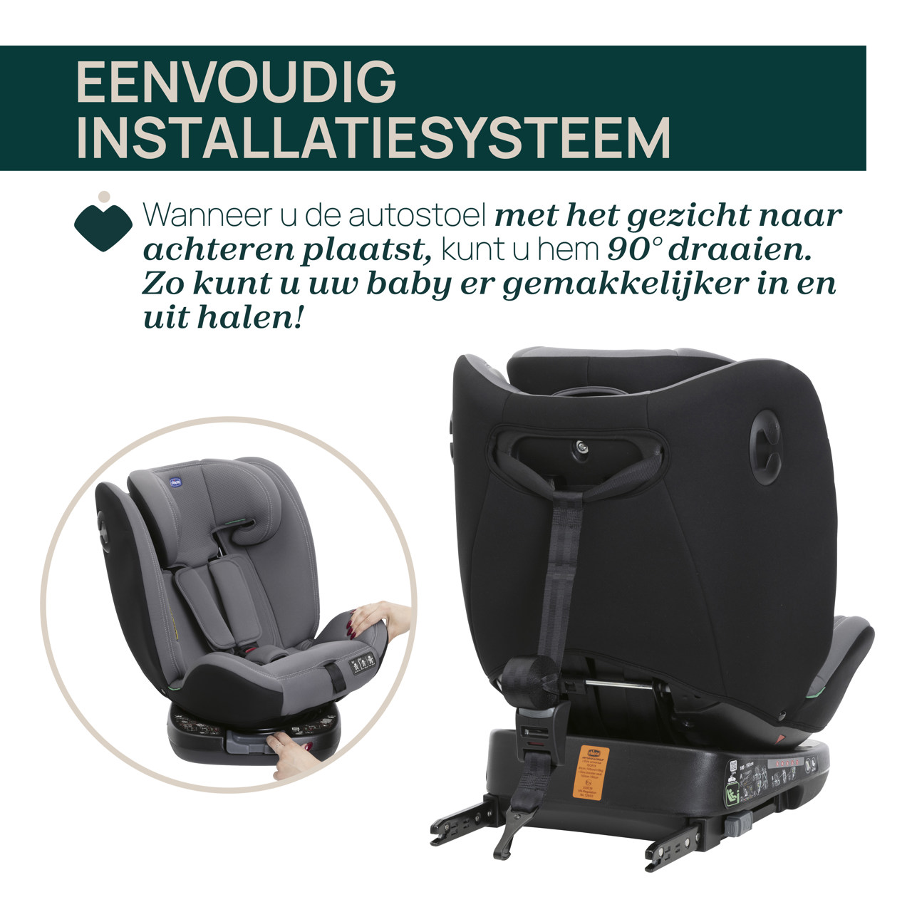 Autostoel Unico Evo i-Size (40-150 cm) Chicco - 4