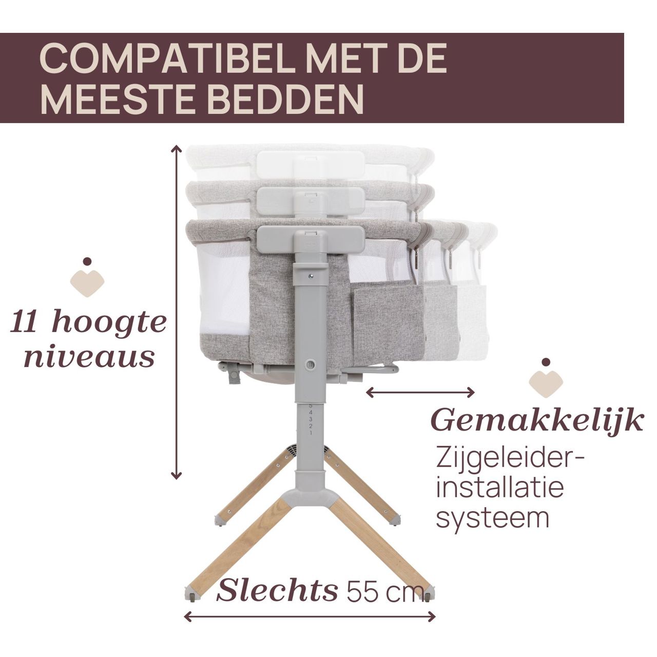 Co-sleeper wieg Next2Me Armonia Chicco - 4