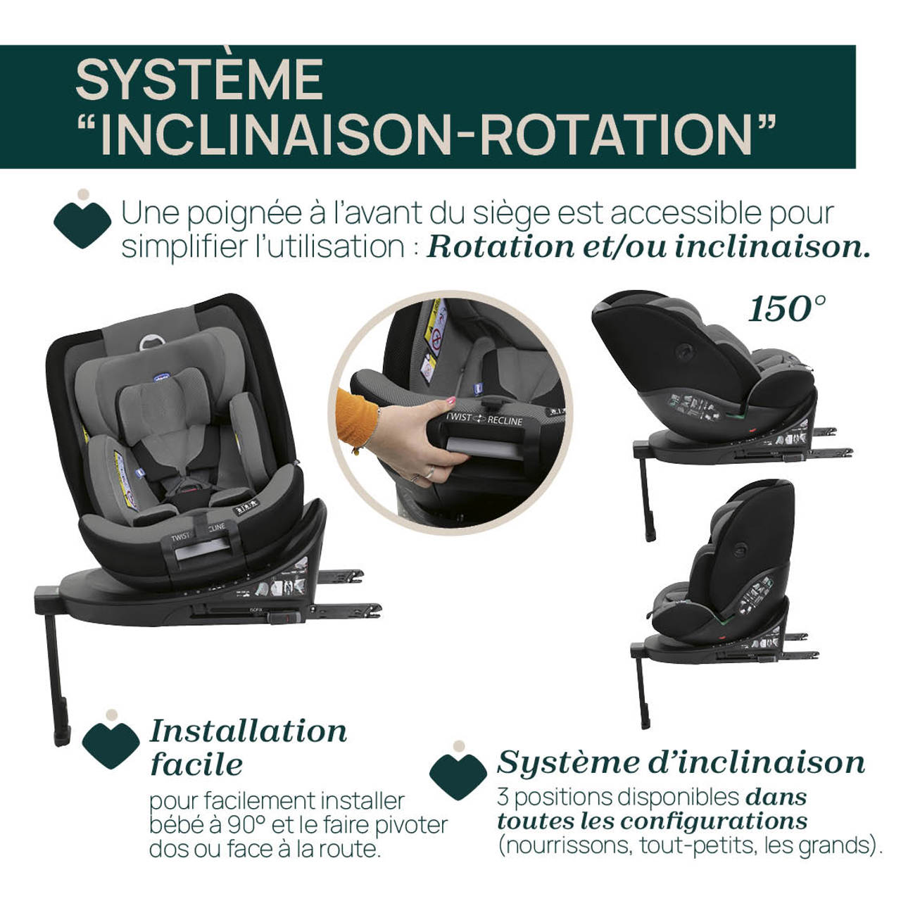 Autostoel EverOne i-Size (40-150 cm) Chicco - 2