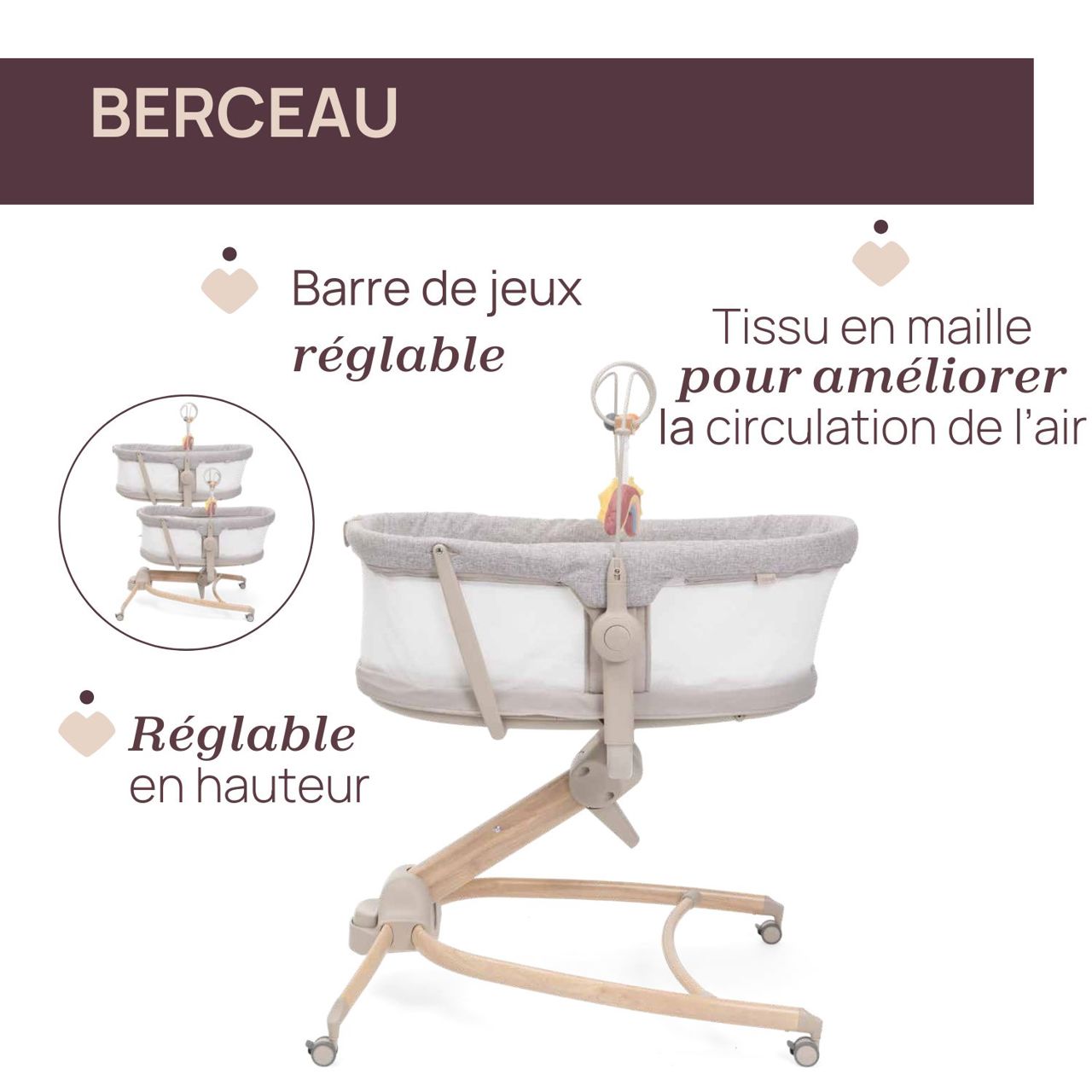 Transat Baby Hug Armonia 4en1 Chicco - 1