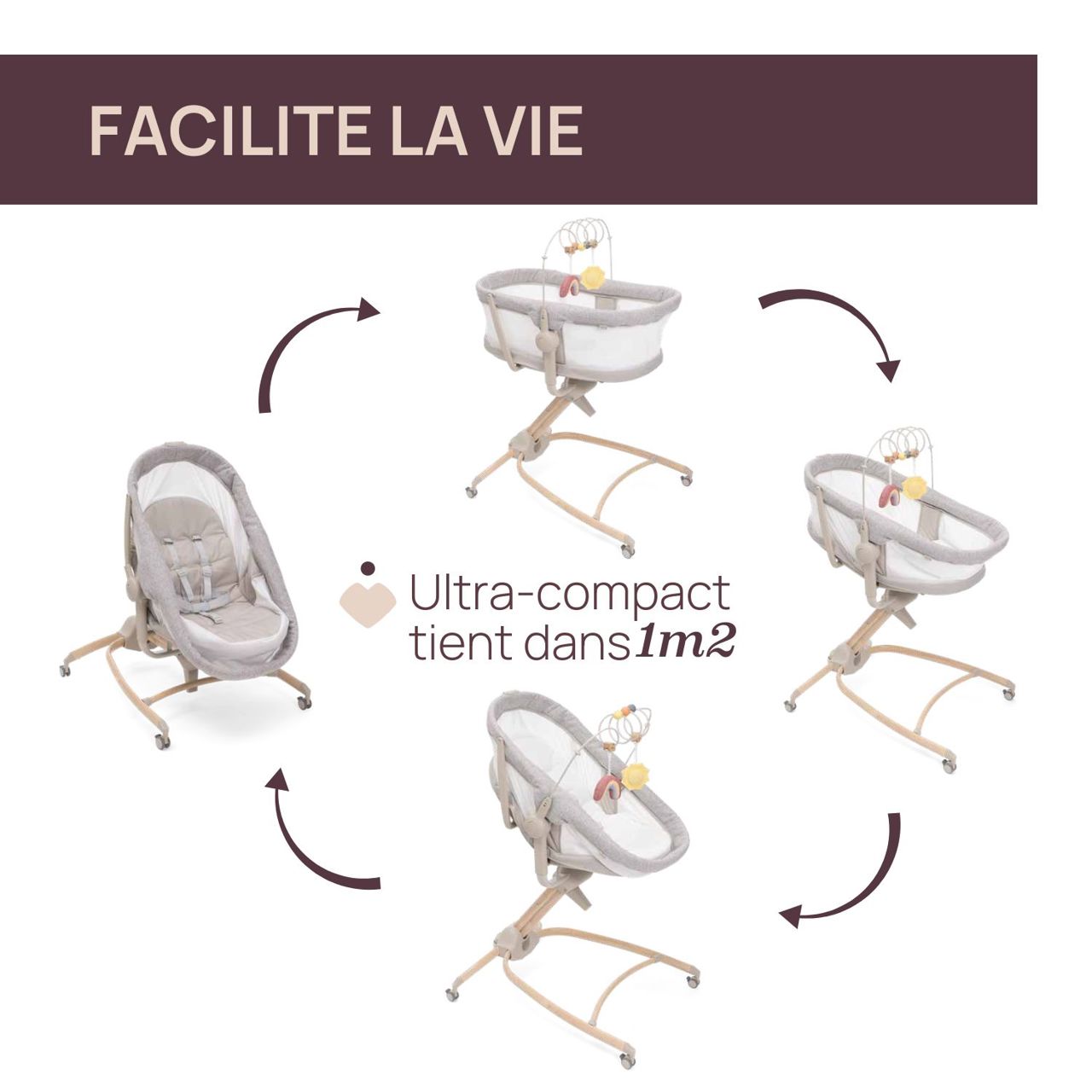 Transat Baby Hug Armonia 4en1 Chicco - 4