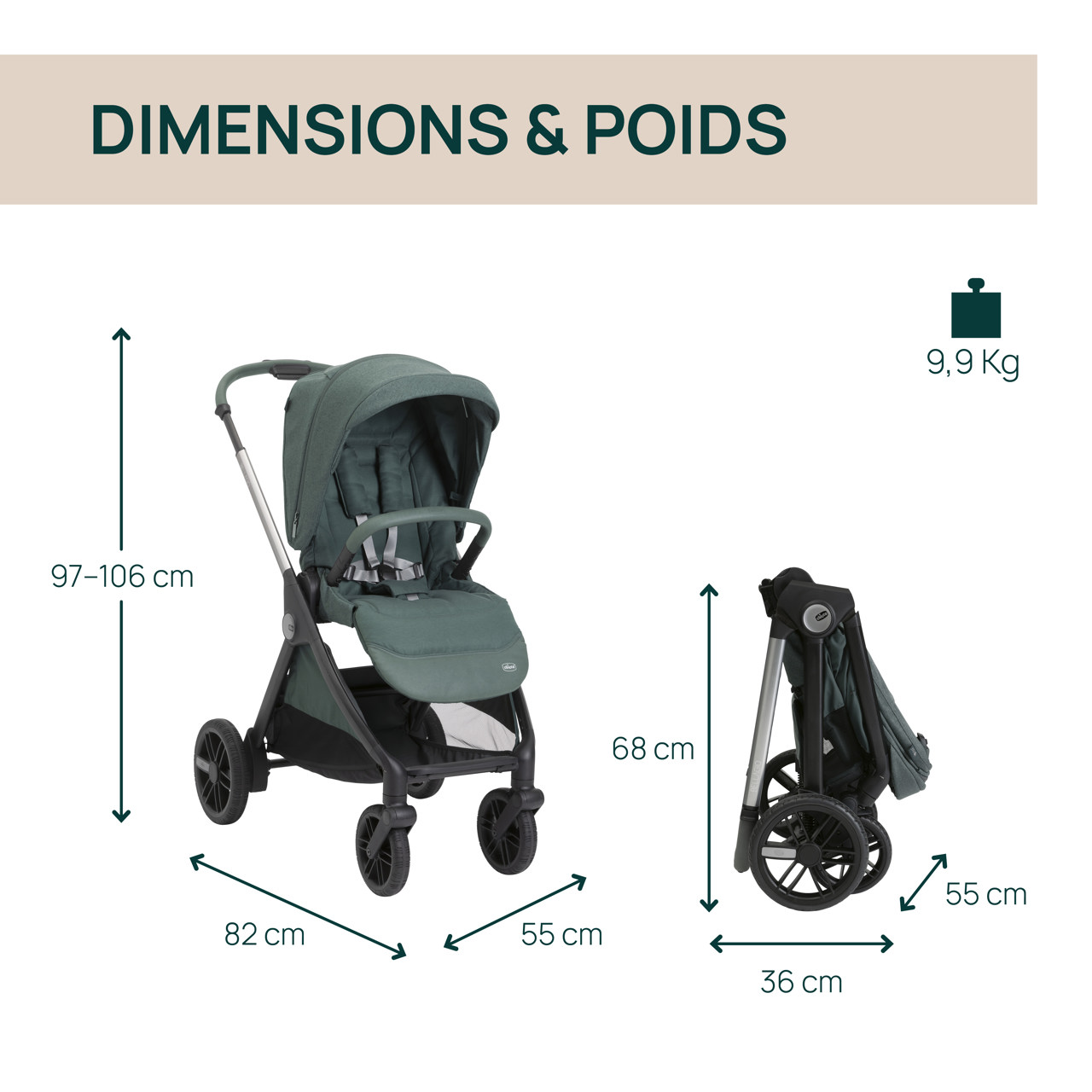 Trio Bellagio 2 - First Seat Recline I-size Chicco - 1