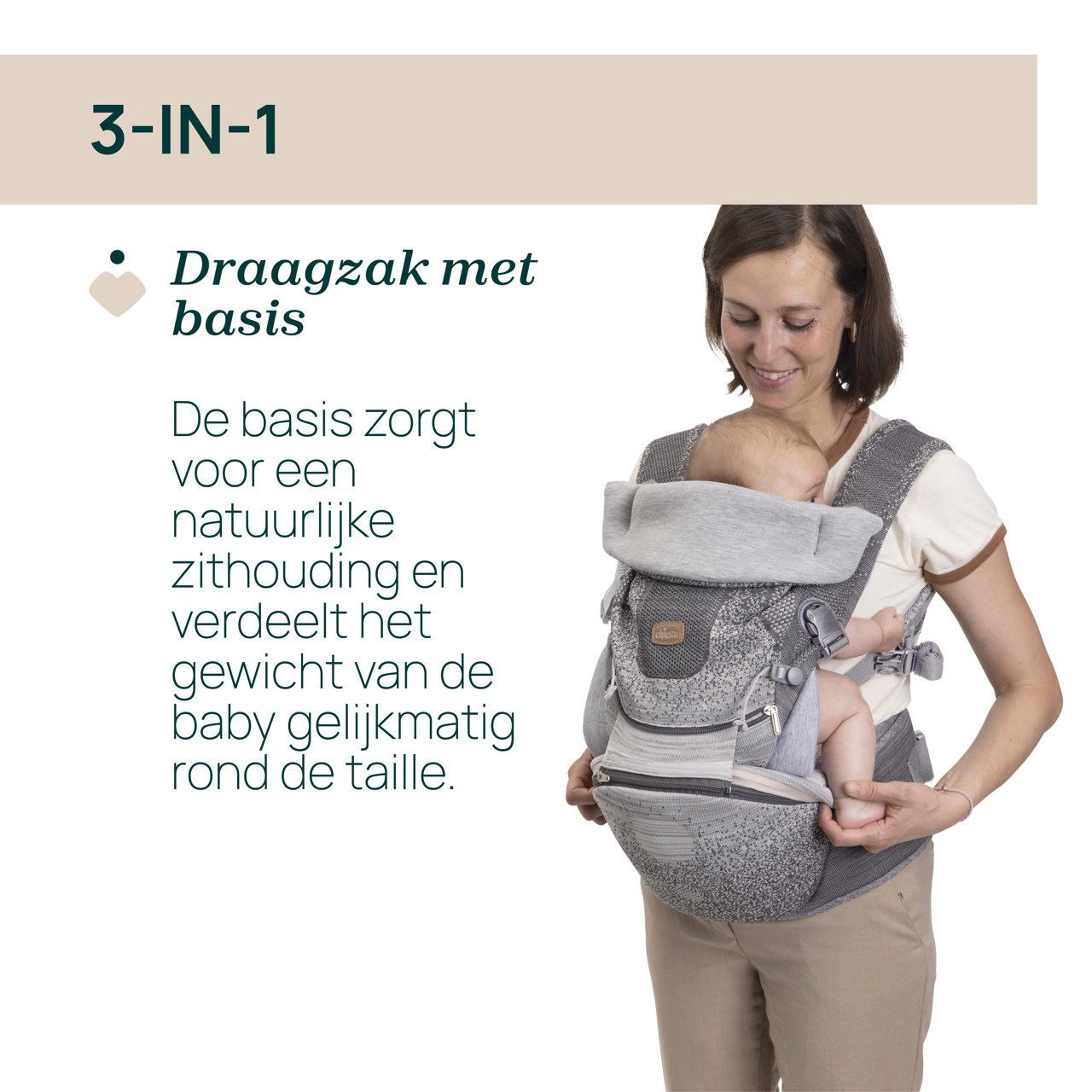 Draagzak Airy Hip Fit Chicco - 1