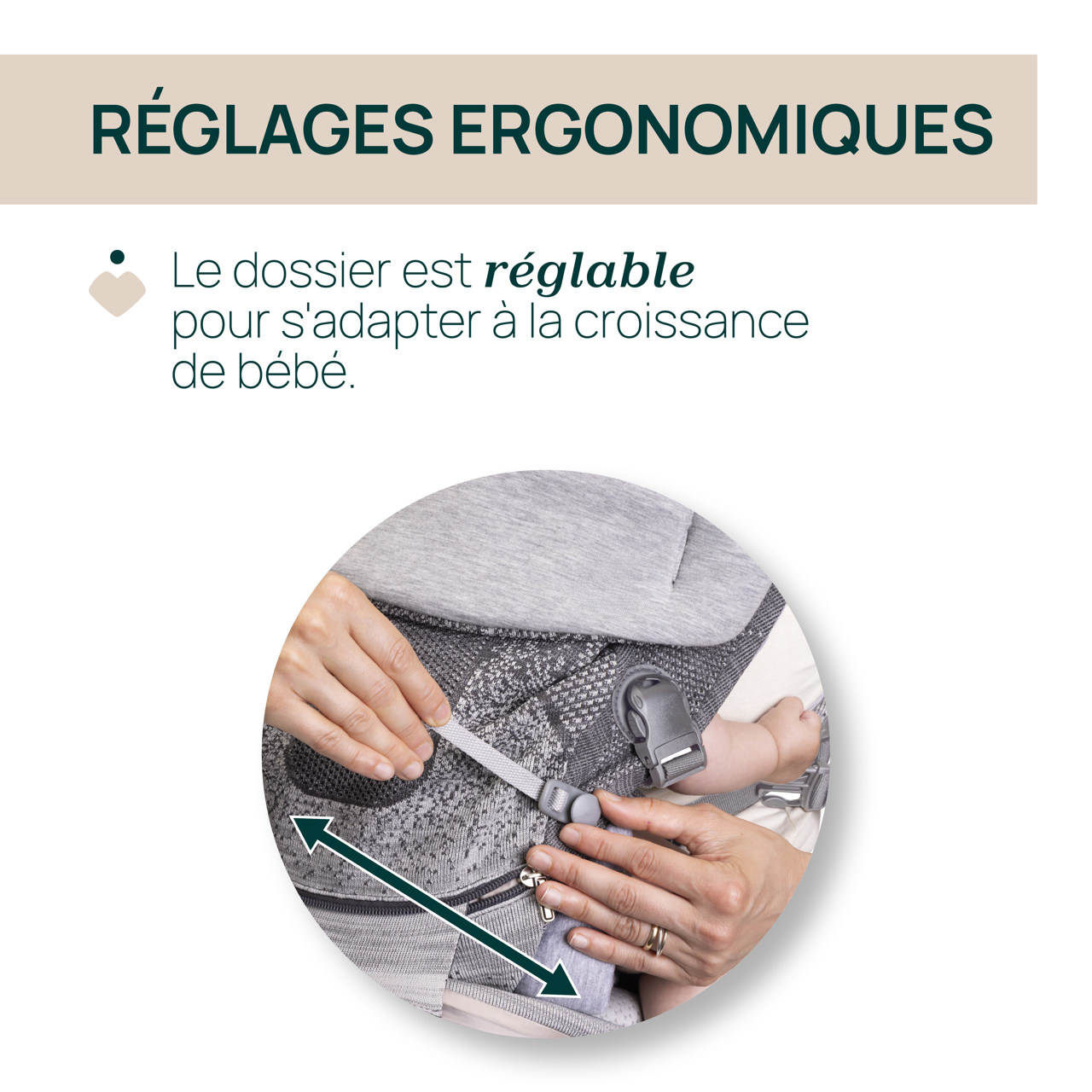 Porte-b&eacute;b&eacute; Airy Hip Fit Chicco - 6