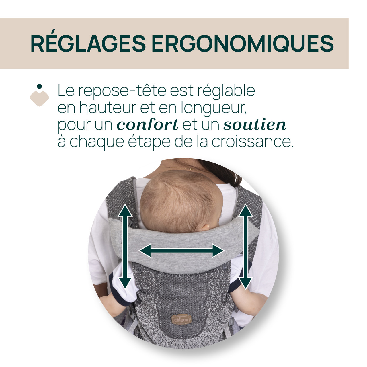Porte-b&eacute;b&eacute; Airy Hip Fit Chicco - 5