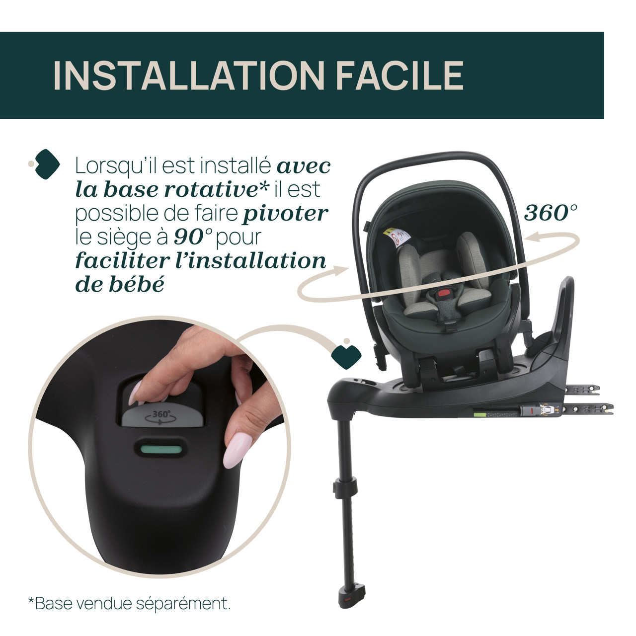 Full Solution Bellagio 2 - First Seat Recline i-Size et Fullseat 360 avec base Chicco - 15