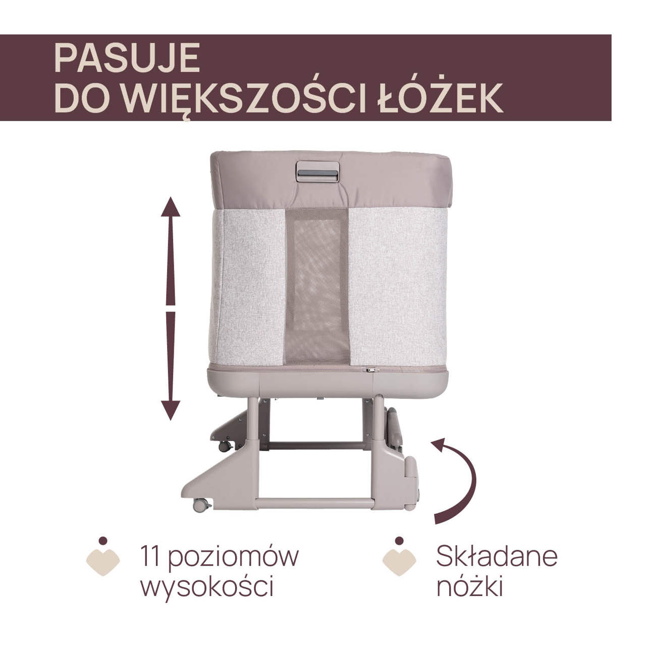 CHICCO NEXT2ME FOREVER Ł&Oacute;ŻECZKO DOSTAWNE 3W1 null - 3