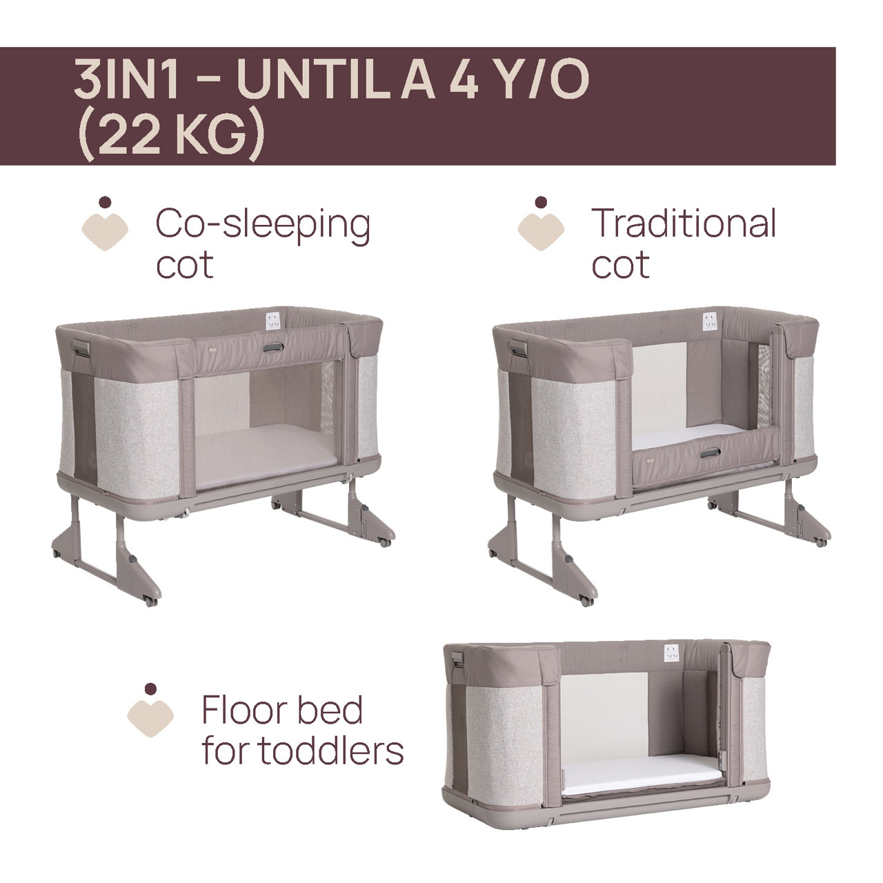Cuna de colecho Chicco Next2Me Forever null - 1