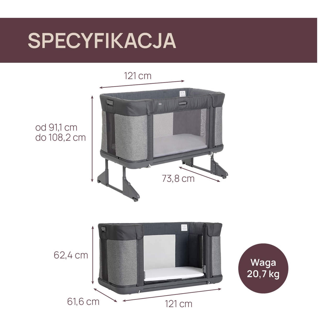 NEXT2ME FOREVER | ŁÓŻECZKO DOSTAWNE null - 9