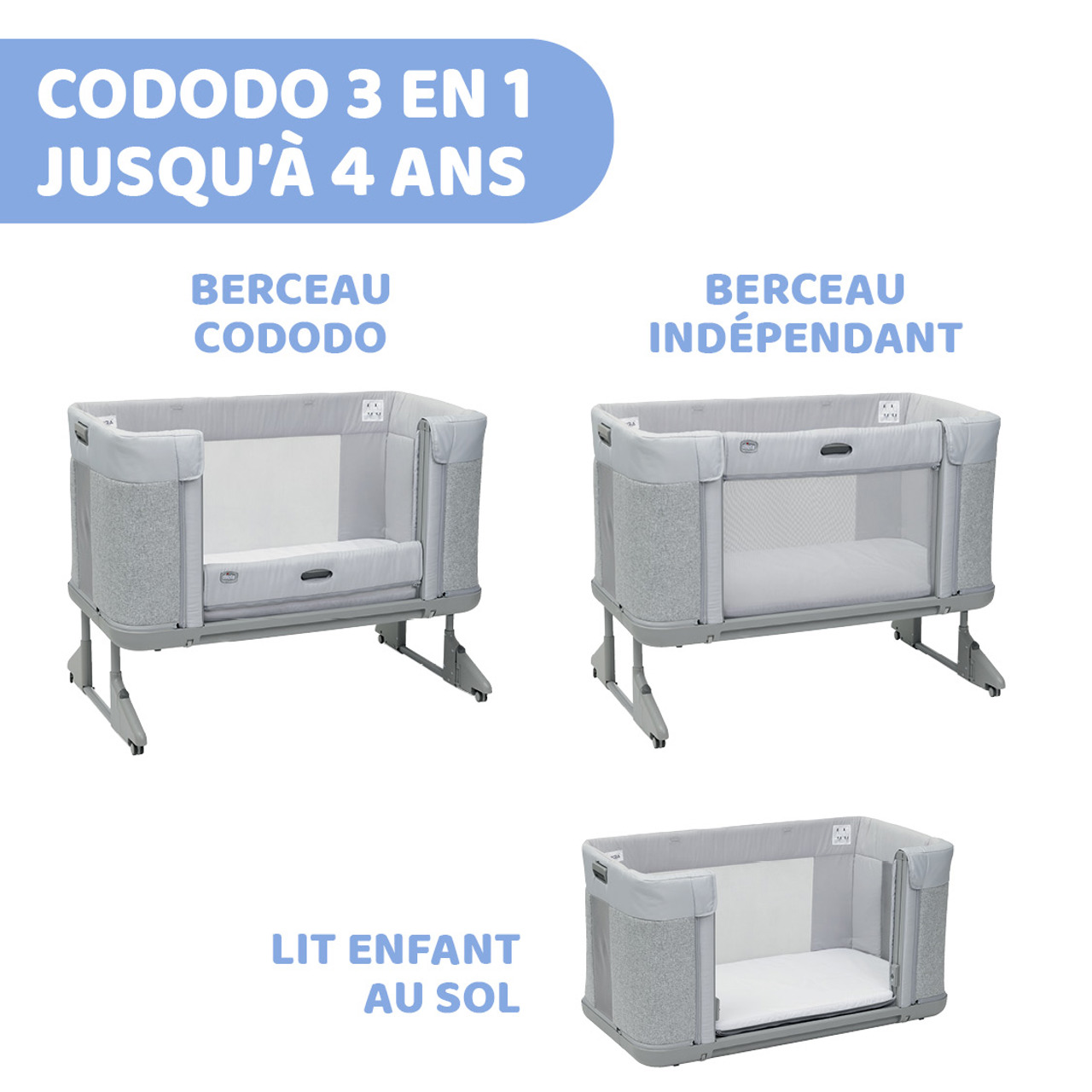 Berceau cododo évolutif Chicco Next2Me Forever null - 1