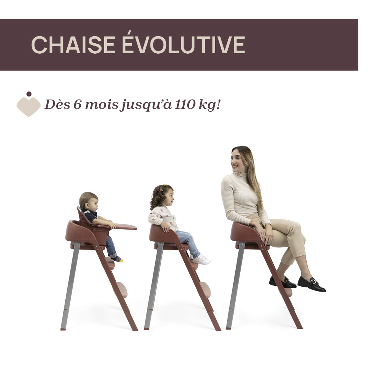 Chaise Haute Évolutive Crescendo Up Chicco - 1