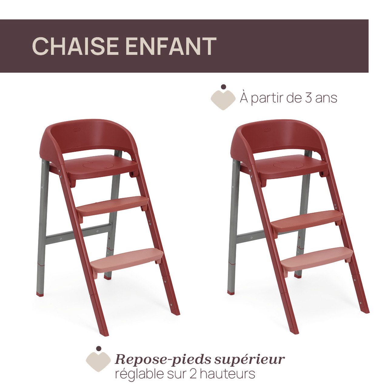 Chaise Haute Évolutive Crescendo Up Chicco - 3