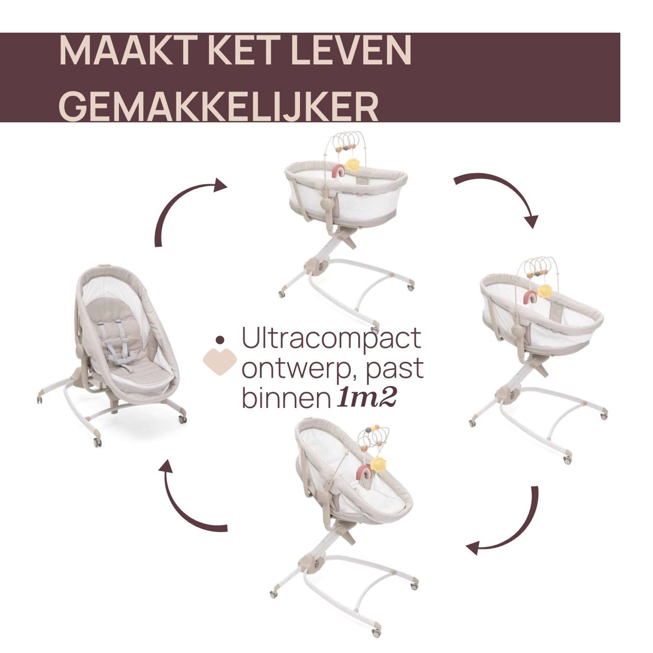 Baby Hug Armonia 4-in-1 wipstoel Chicco - 4