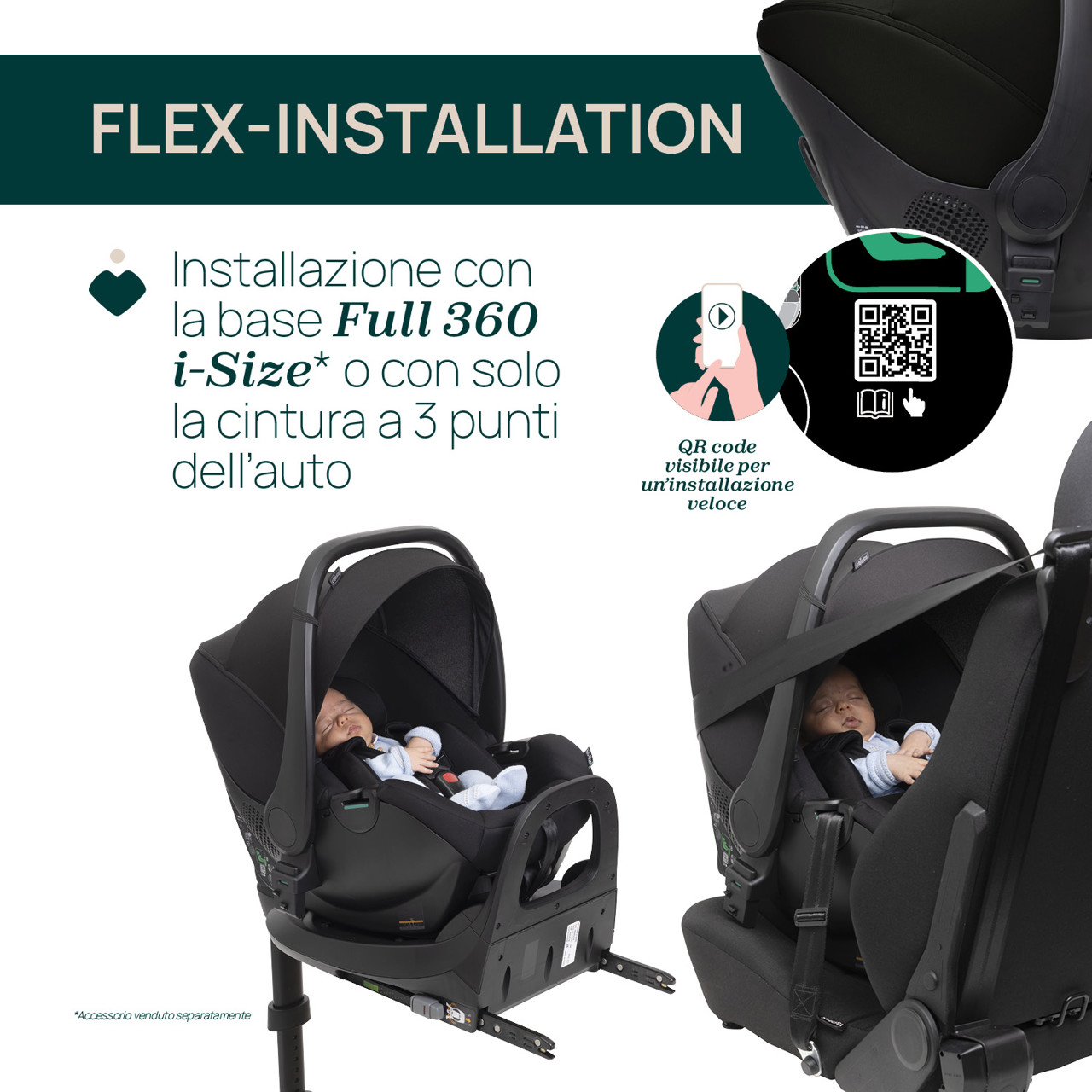 Seggiolino auto Kory Essential i-Size (40-80 cm) Chicco - 1