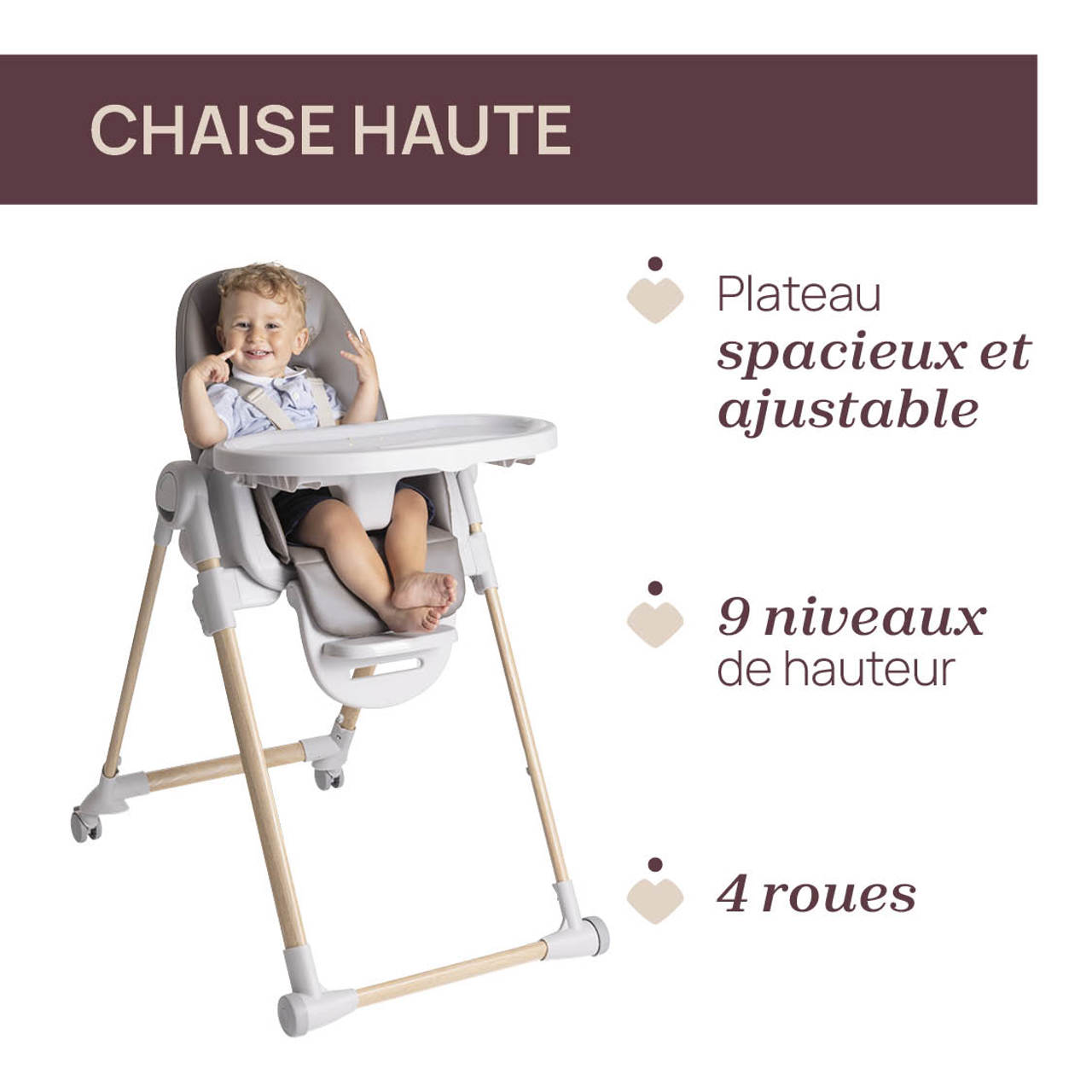 Chaise Haute Polly Armonia Chicco - 3