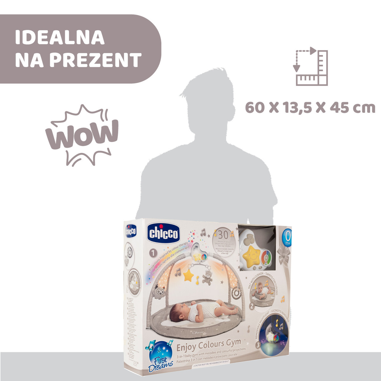 eminco♡ MATA DLA NIEMOWLAKA 3W1 ENJOY COLORS