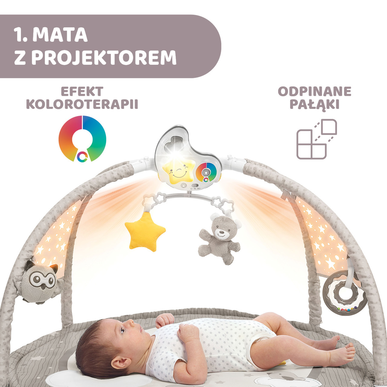 MATA DLA NIEMOWLAKA 3W1 ENJOY COLORS