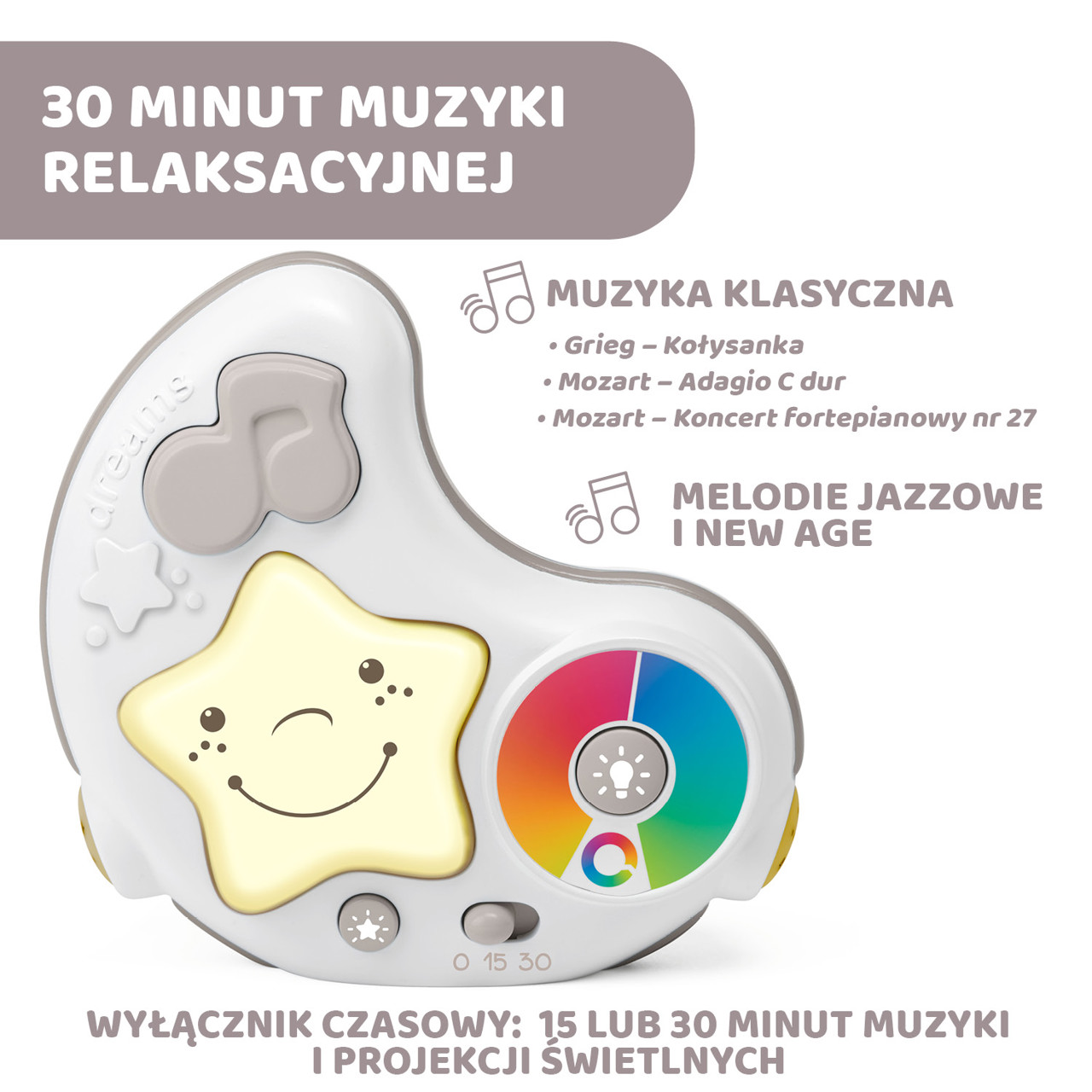 MATA DLA NIEMOWLAKA 3W1 ENJOY COLORS