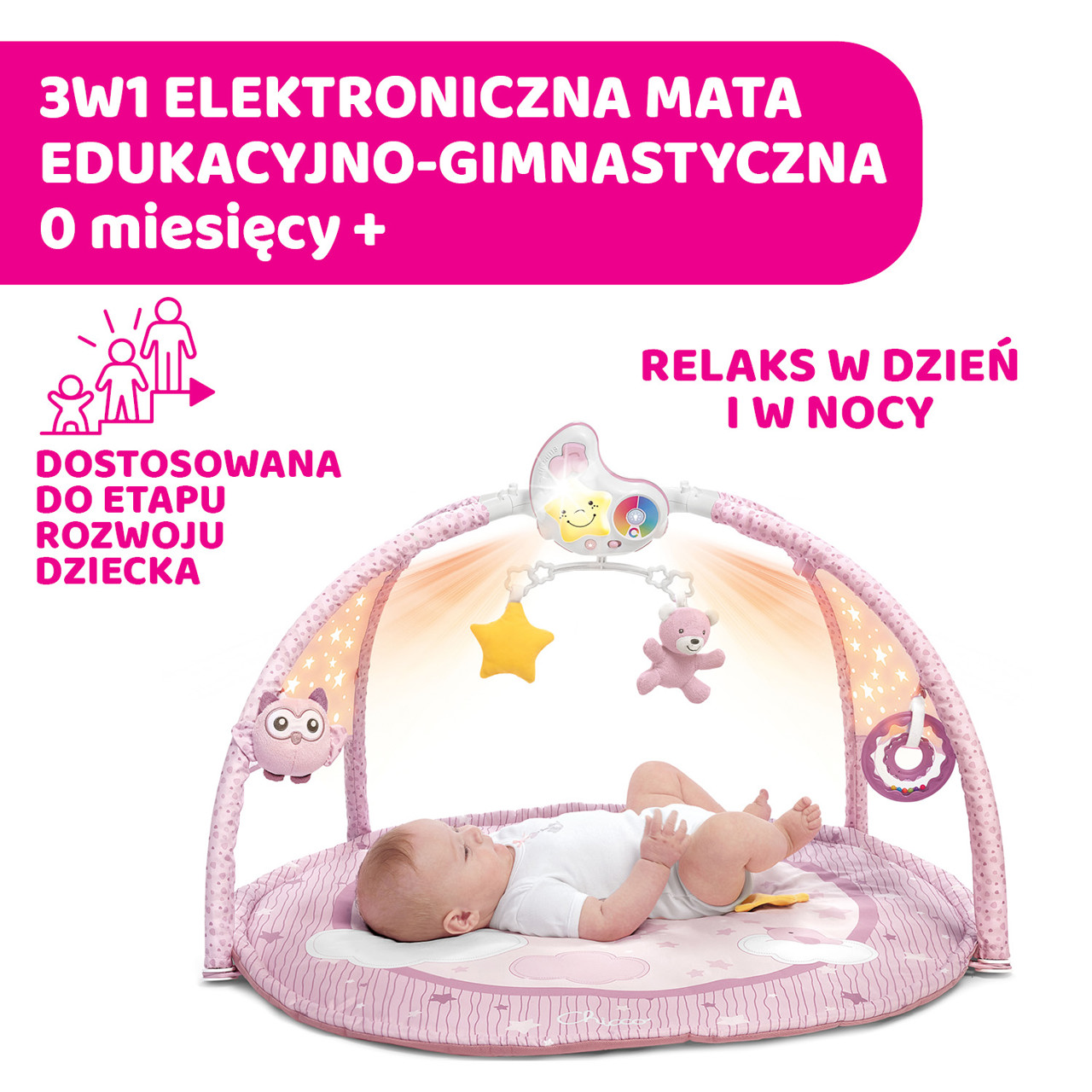 MATA DLA NIEMOWLAKA 3W1 ENJOY COLORS null - 1