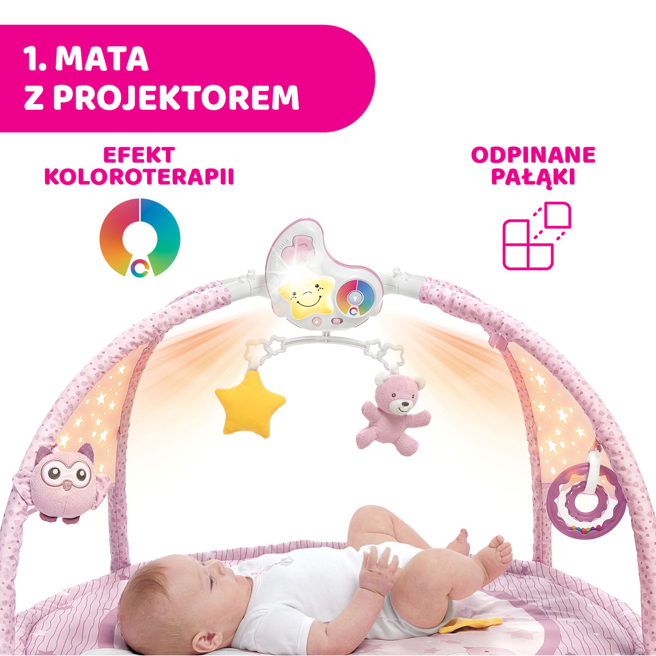 MATA DLA NIEMOWLAKA 3W1 ENJOY COLORS null - 2