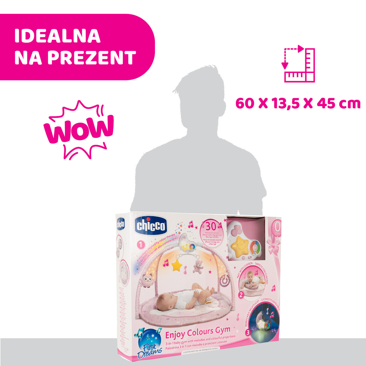 MATA DLA NIEMOWLAKA 3W1 ENJOY COLORS null - 12