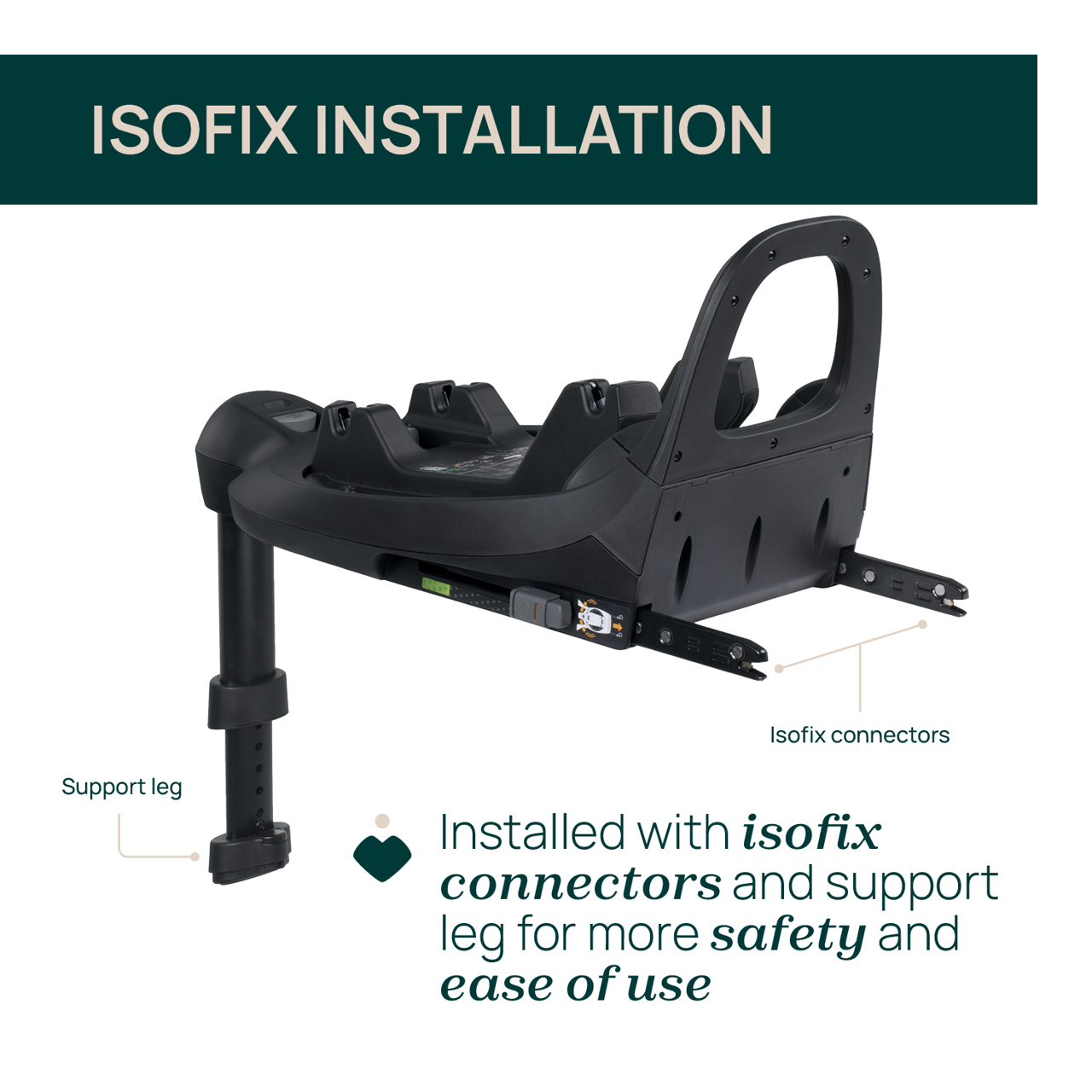 Duo Mysa - First-Seat Recline i-Size en basis Chicco - 3