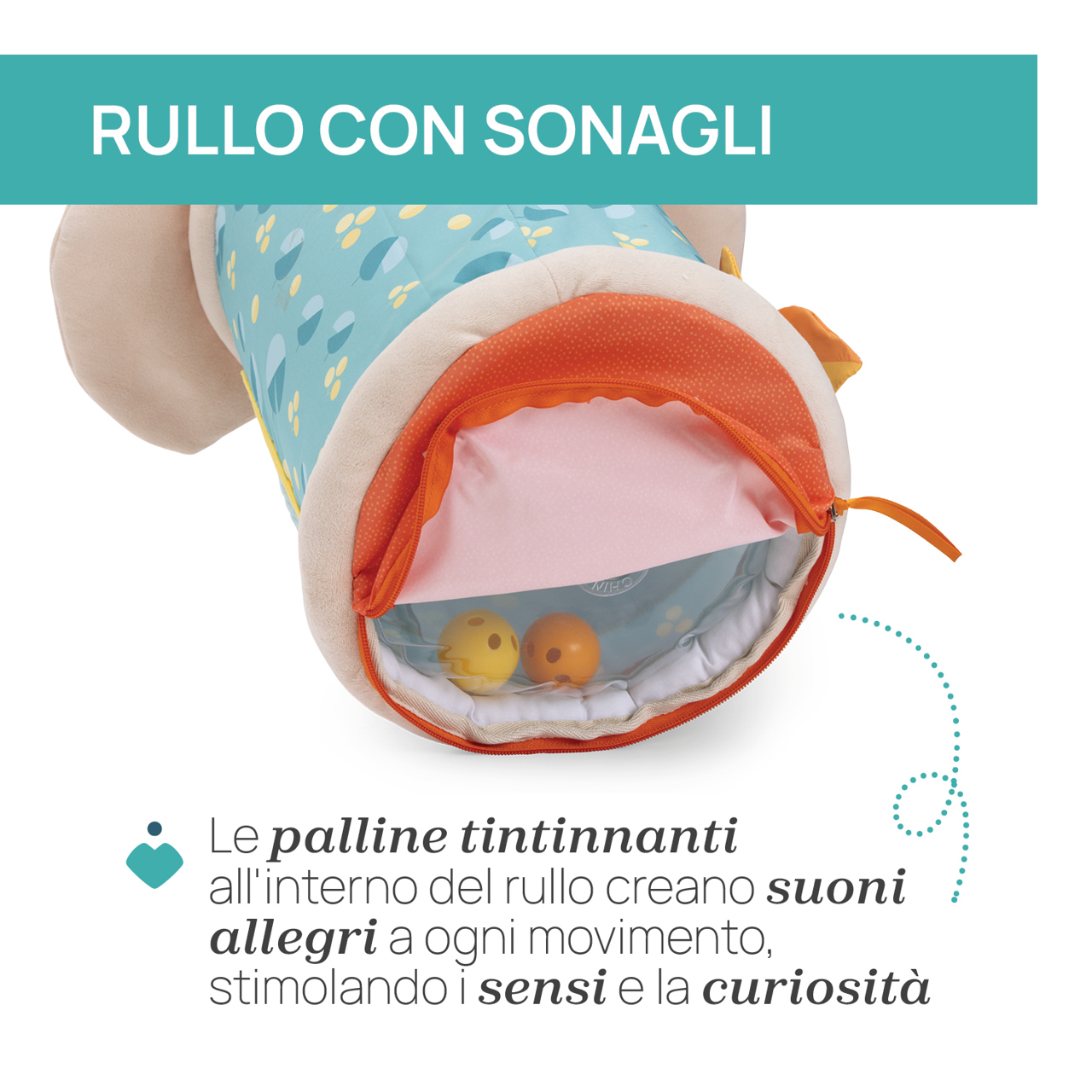 Rullo Elefante Sensoriale Chicco - 2