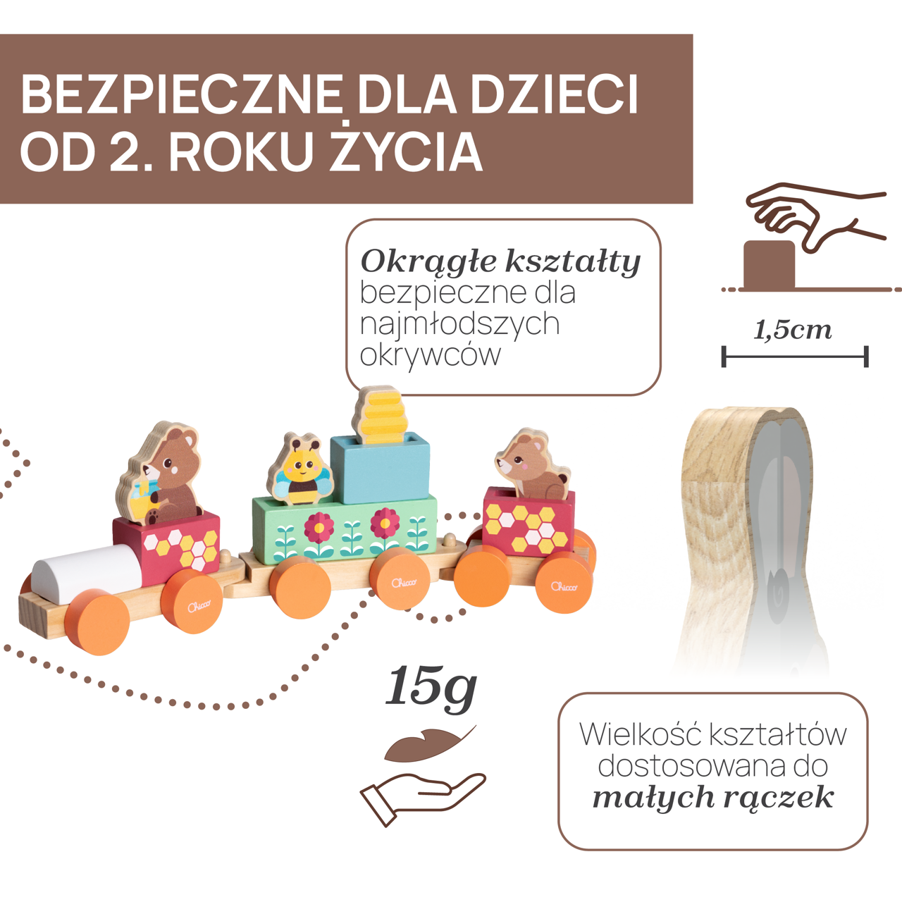 DREWNIANY POCIĄG null - 4