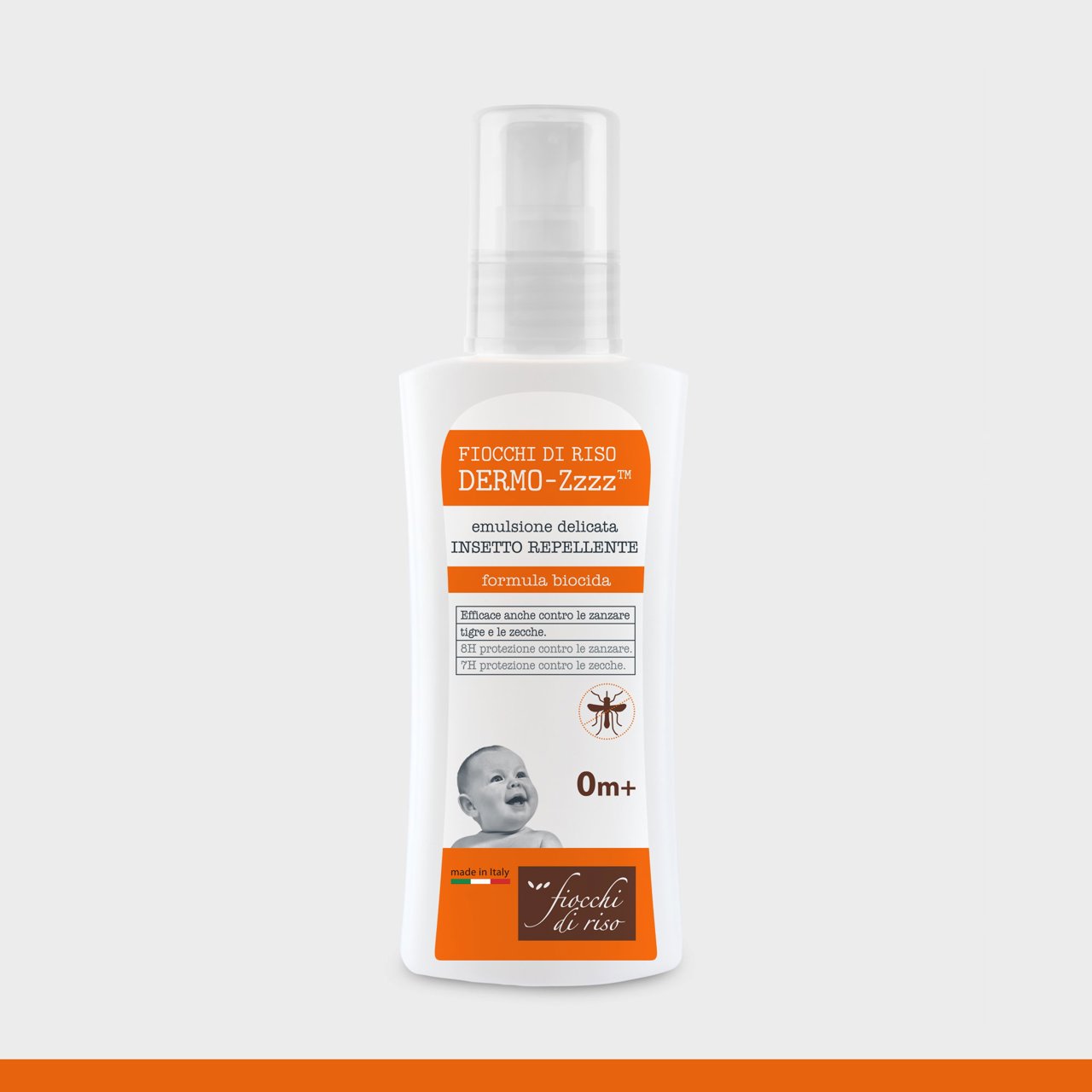 Dermo-Zzzz: Emulsione Delicata Insetto Repellente | Fiocchi di Riso Dermo-Zzzz: Emulsione Delicata Insetto Repellente | Fiocchi di Riso