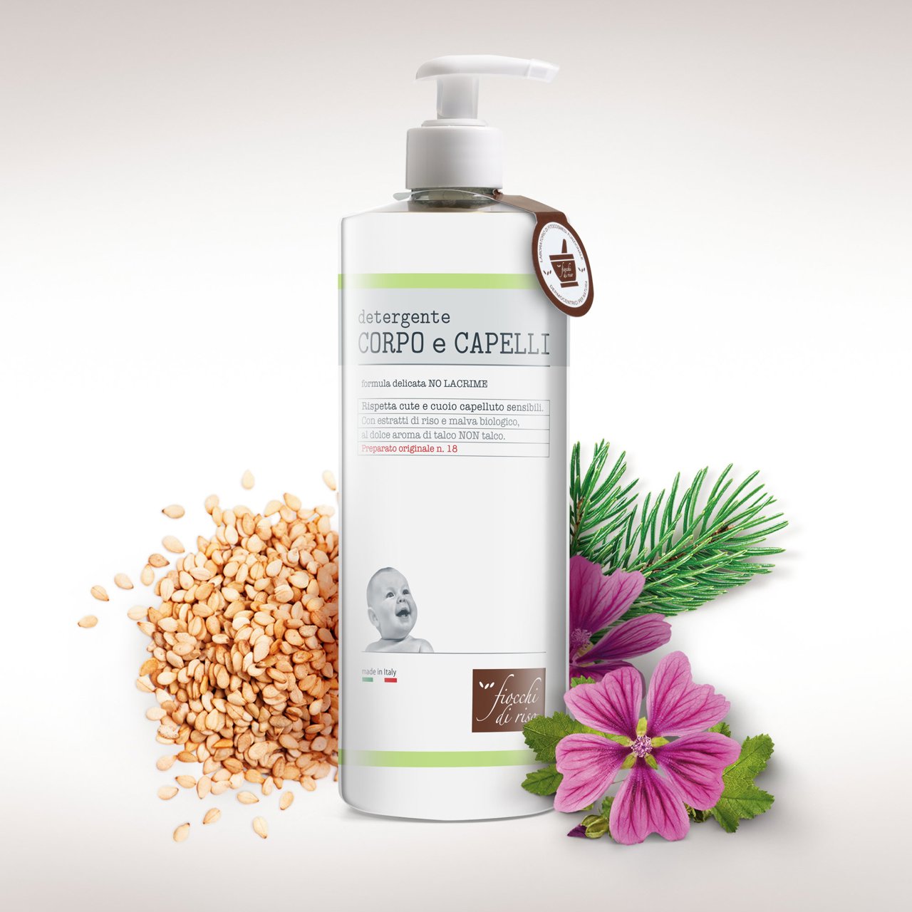 Detergente CORPO e CAPELLI Talco FdR - Numero 2