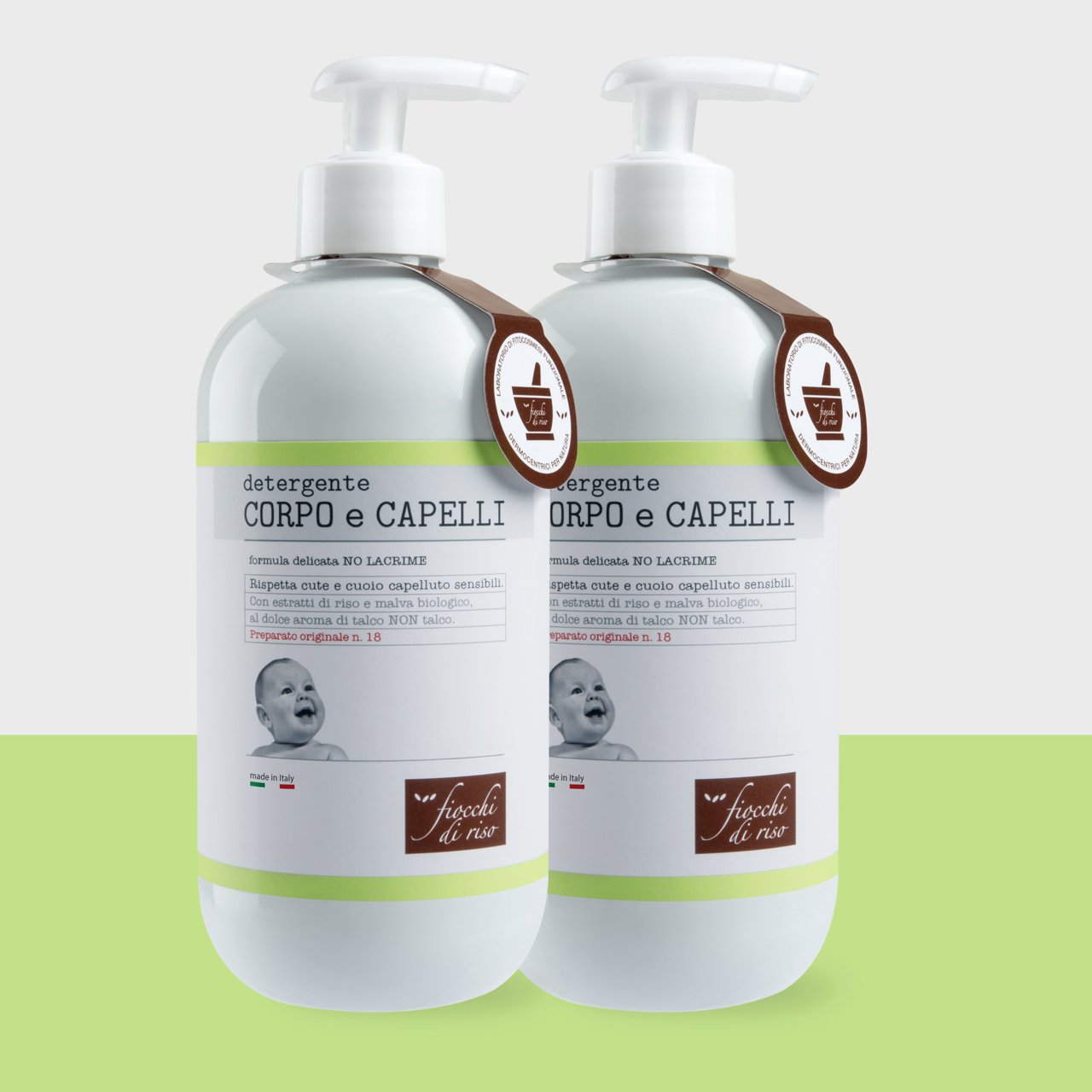 Bipacco Detergente CORPO e CAPELLI Talco FdR - Numero 2